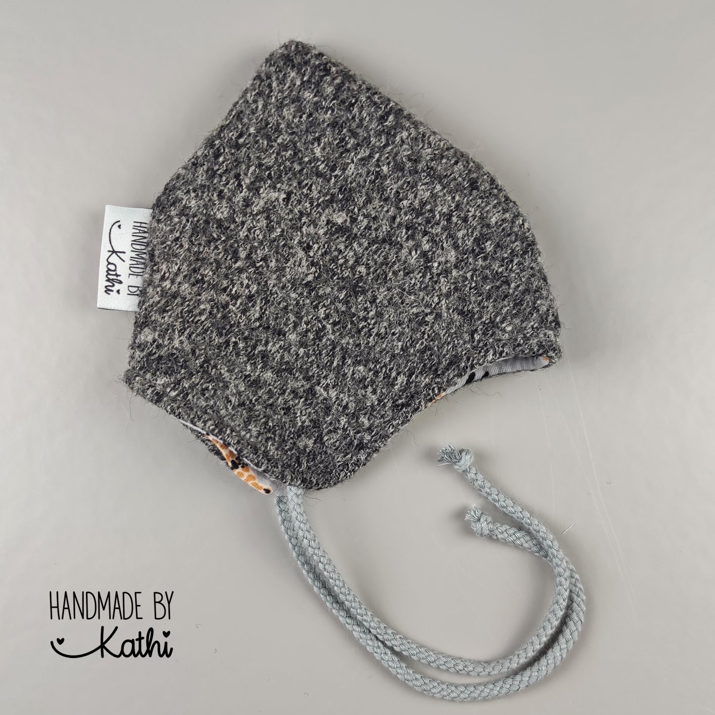 Walkhaube dunkelgrau