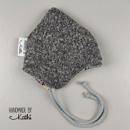 Walkhaube dunkelgrau