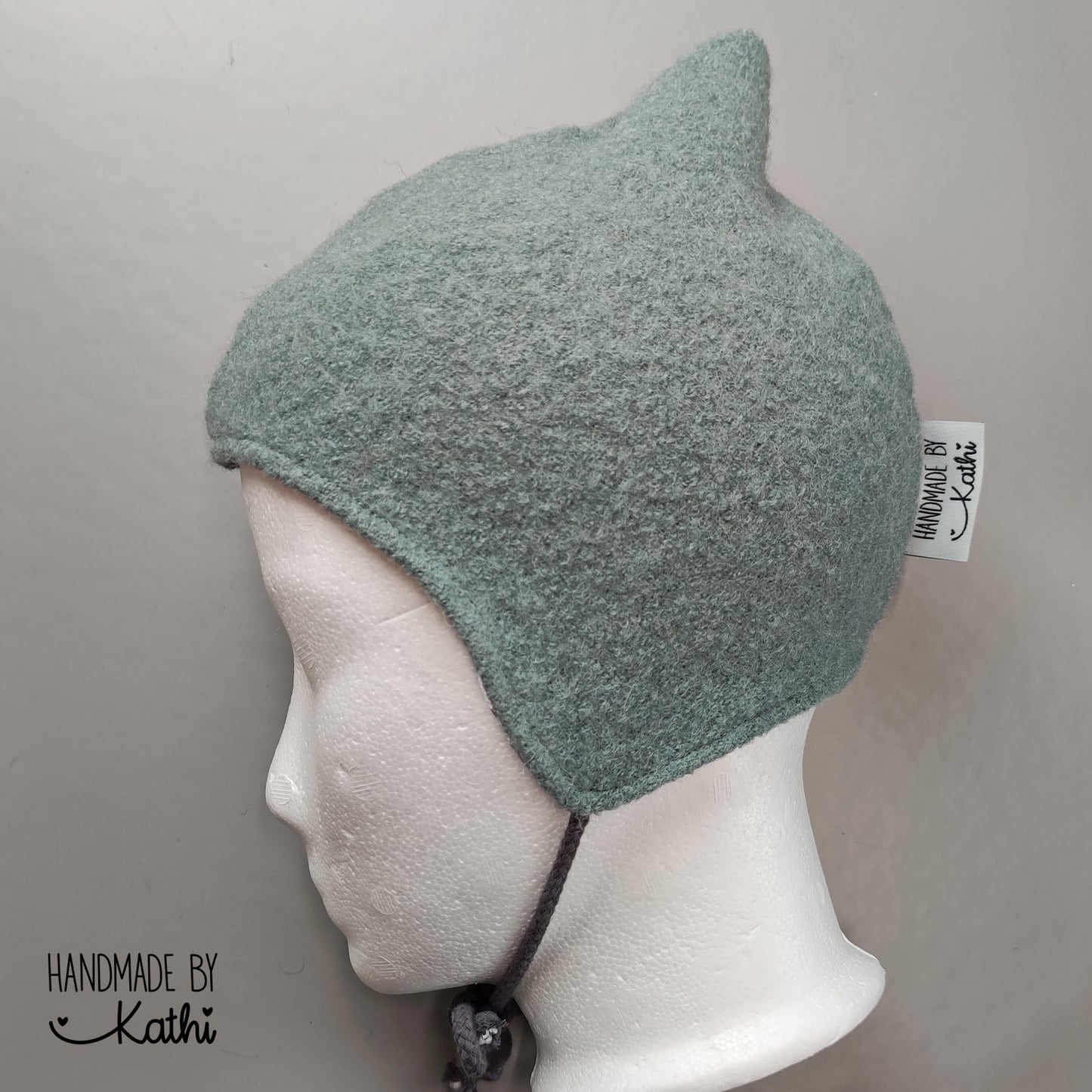 Walkhaube dunkelgrau